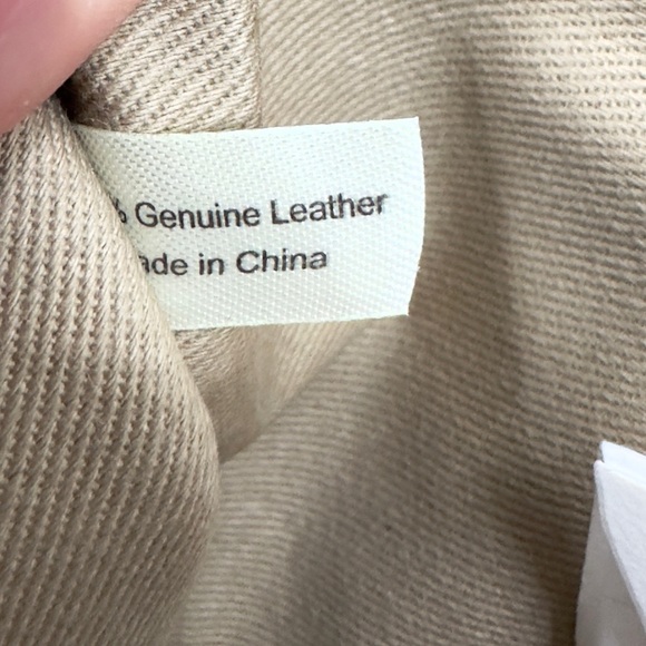 3.1 Phillip Lim Soleil Large Bucket Bag Off White Leather Purse Matching Pouch - Picture 12 of 16